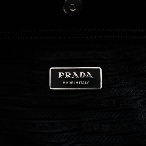 PRADA Nylon drawstring purse Shoulder Bag black WS22248