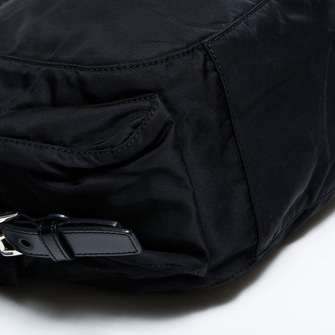 PRADA Nylon drawstring purse Shoulder Bag black WS22248