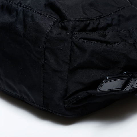 PRADA Nylon drawstring purse Shoulder Bag black WS22248