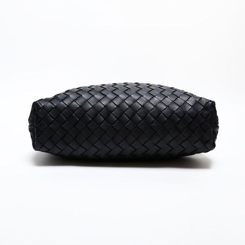 ボッテガヴェネタ BOTTEGAVENETA イントレチャート レザー ショルダーバッグ ブラック WS22254