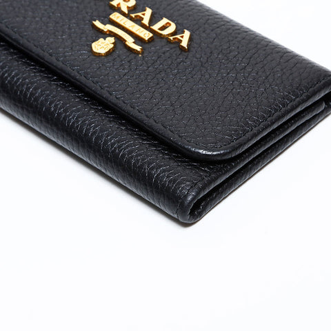 プラダ PRADA レザー キーケース ブラック WS22255