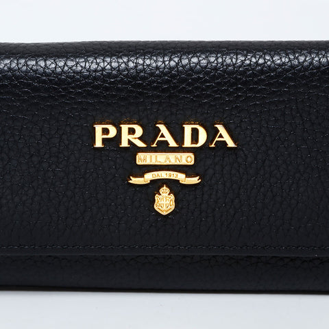 プラダ PRADA レザー キーケース ブラック WS22255