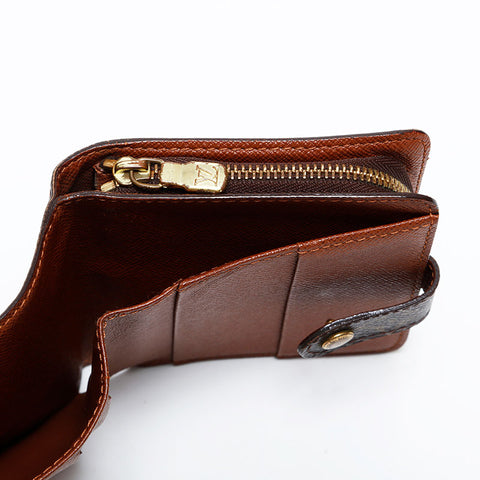 ルイ・ヴィトン LOUIS VUITTON モノグラム コンパクトジップ 2004年製 二つ折り財布 ブラウン WS22257