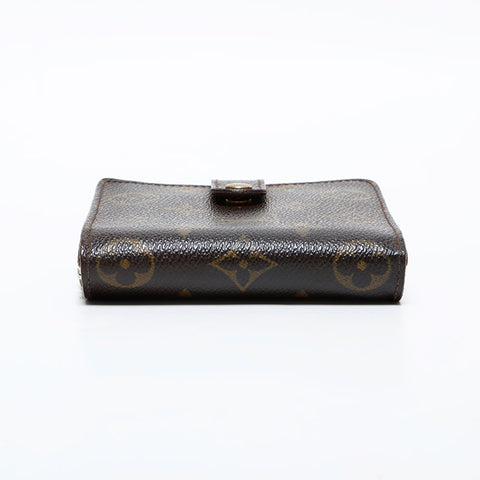 ルイ・ヴィトン LOUIS VUITTON モノグラム コンパクトジップ 2004年製 二つ折り財布 ブラウン WS22257