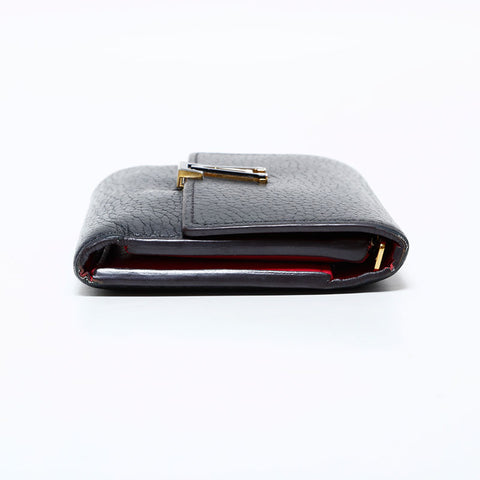 ルイ・ヴィトン LOUIS VUITTON ポルトフォイユ カプシーヌ 三つ折り財布 ブラック WS22259