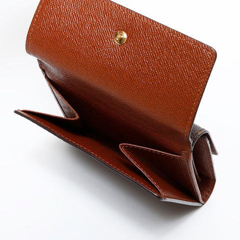 ルイ・ヴィトン LOUIS VUITTON モノグラム 2002年製 ポルトモネ・ビエ・カルトクレディ 三つ折り財布 ブラウン WS22260