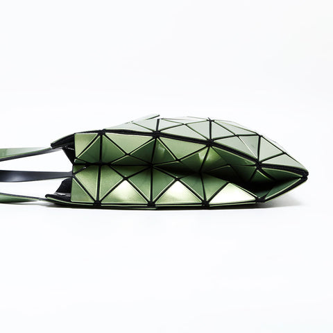 Issey Miyake CARAT BAOBAO Metallic Handbag green WS22263