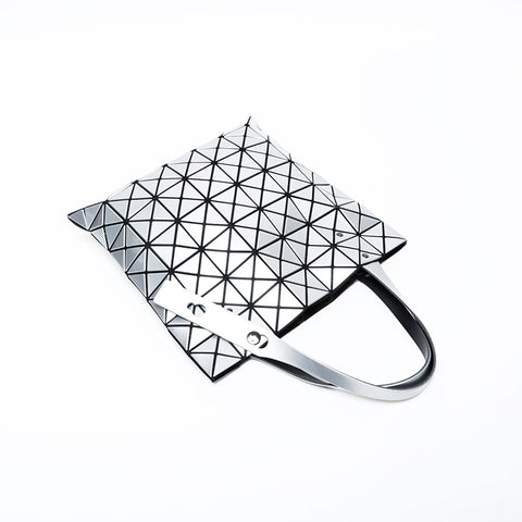 Issey Miyake イッセイ ミヤケ BAOBAO バオバオ Lucent ルーセント ハンドバッグ シルバー WS22266