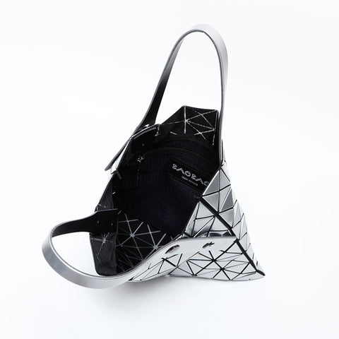 Issey Miyake イッセイ ミヤケ BAOBAO バオバオ Lucent ルーセント ハンドバッグ シルバー WS22266