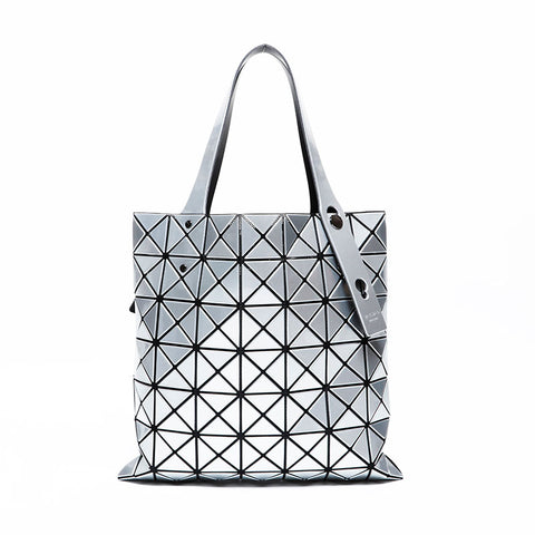 Issey Miyake イッセイ ミヤケ BAOBAO バオバオ Lucent ルーセント ハンドバッグ シルバー WS22266