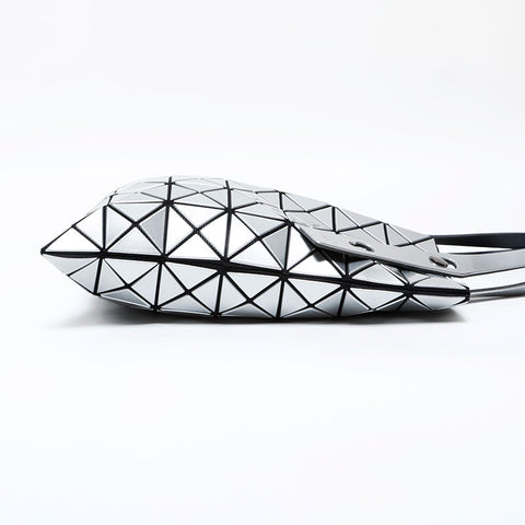 Issey Miyake イッセイ ミヤケ BAOBAO バオバオ Lucent ルーセント ハンドバッグ シルバー WS22266