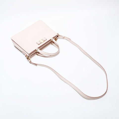 Salvatore Ferragamo Vara 2way Leather Shoulder Bag pink WS22269