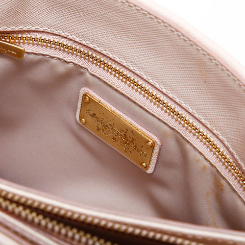Salvatore Ferragamo Vara 2way Leder Umhängetasche rosa WS22269