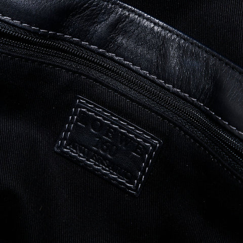LOEWE logo leather Shoulder Bag black WS22272