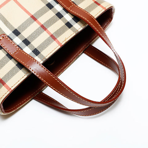 BURBERRY Nova Check Handbag beige WS22274