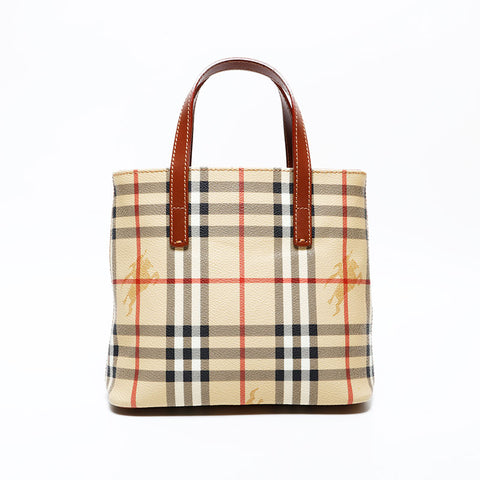 BURBERRY Nova Check Handbag beige WS22274