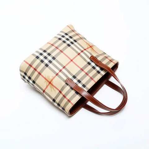 BURBERRY Nova Check Handbag beige WS22274