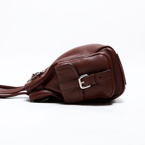 PRADA leather Shoulder Bag Brown WS22275