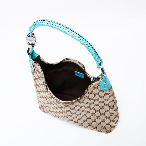 GUCCI GG canvas hobo Shoulder Bag beige WS22276