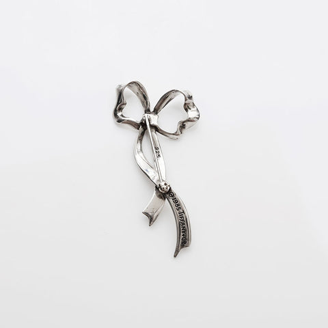 TIFFANY&Co. Ribbon 925 Brooch Silver WS22277