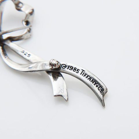 TIFFANY&Co. Ribbon 925 Brooch Silver WS22277