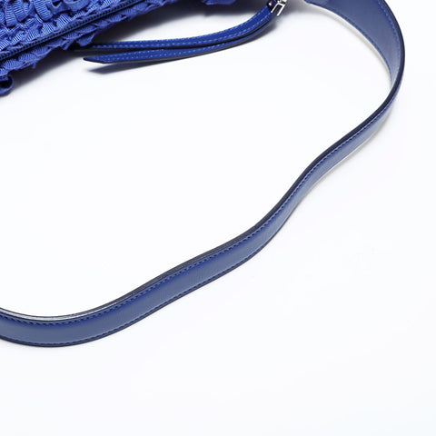 Salvatore Ferragamo Gancini Braided Hobo Shoulder Bag purple WS22283