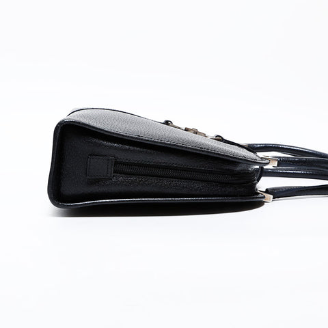 GUCCI Jackie Leather Handbag black WS22285