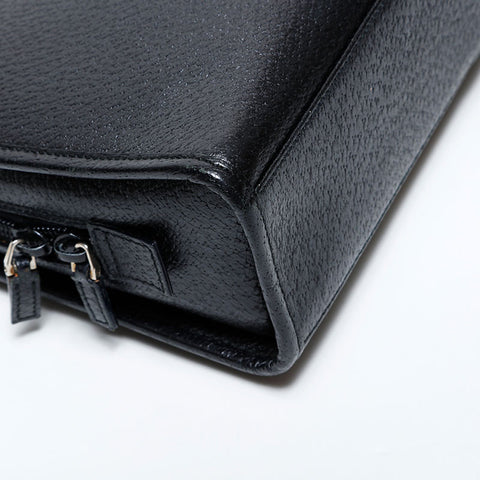 GUCCI Jackie Leather Handbag black WS22285