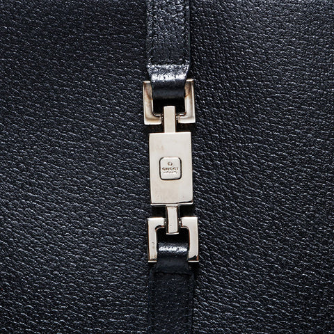 GUCCI Jackie Leather Handbag black WS22285