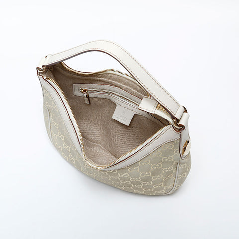極美品 グッチ GUCCI GGスプリーム スエード ショルダーバッグ ベージュ WS22289