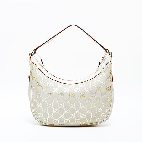 極美品 グッチ GUCCI GGスプリーム スエード ショルダーバッグ ベージュ WS22289