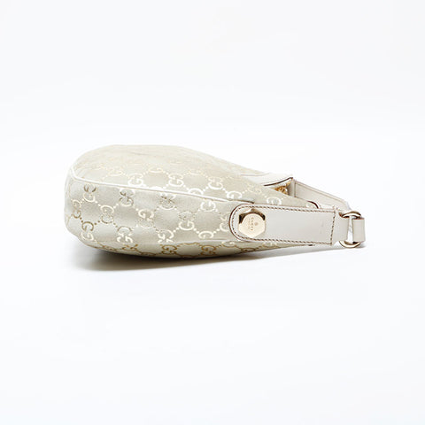 極美品 グッチ GUCCI GGスプリーム スエード ショルダーバッグ ベージュ WS22289