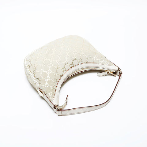 極美品 グッチ GUCCI GGスプリーム スエード ショルダーバッグ ベージュ WS22289