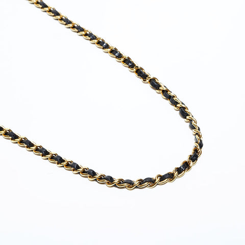 CHANEL Caviar Matelassé Chain Wallet Shoulder Bag black WS22292