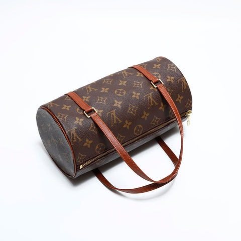 LOUIS VUITTON 2000 Monogram Papillon 26 Handbag Brown WS22300