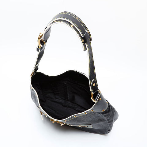 LOUIS VUITTON 2004 Suhali Afriolan Shoulder Bag black WS22305