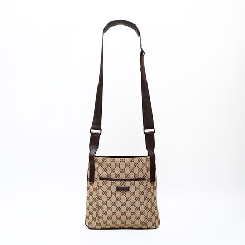 GUCCI GG canvas Shoulder Bag Brown WS22309