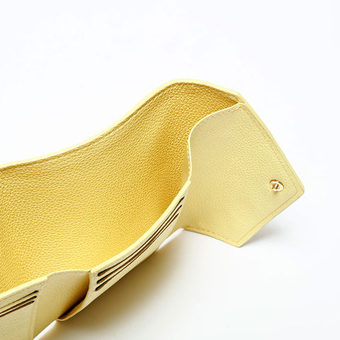 LOUIS VUITTON Monogram Empreinte Portefeuille Victorine Tri-fold wallet yellow WS22312