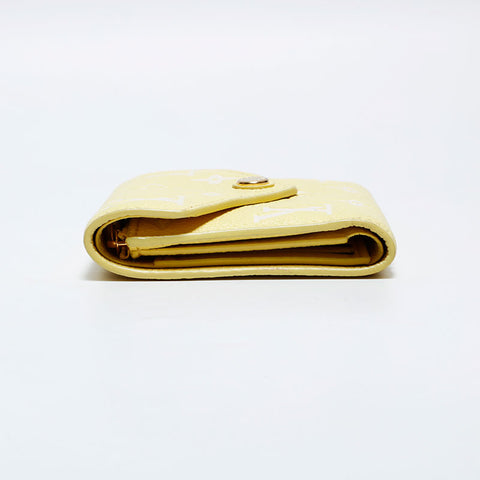 LOUIS VUITTON Monogram Empreinte Portefeuille Victorine Tri-fold wallet yellow WS22312
