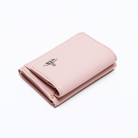 Vivienne Westwood Compact Wallet Leather Tri-fold wallet pink WS22314