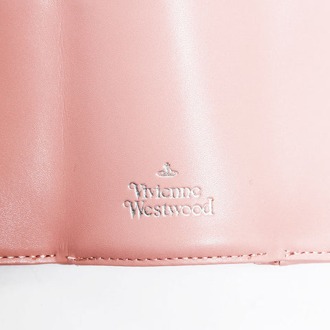 Vivienne Westwood Compact Wallet Leather Tri-fold wallet pink WS22314