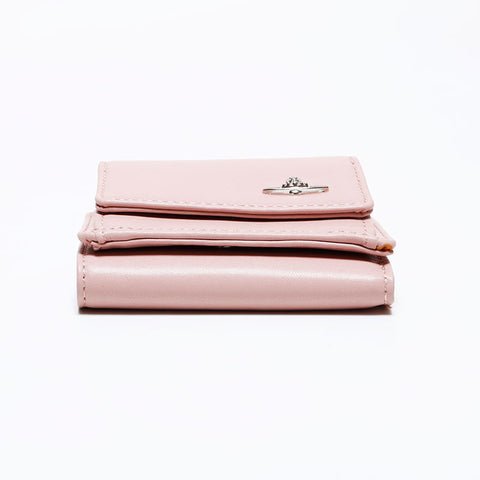 Vivienne Westwood Compact Wallet Leather Tri-fold wallet pink WS22314
