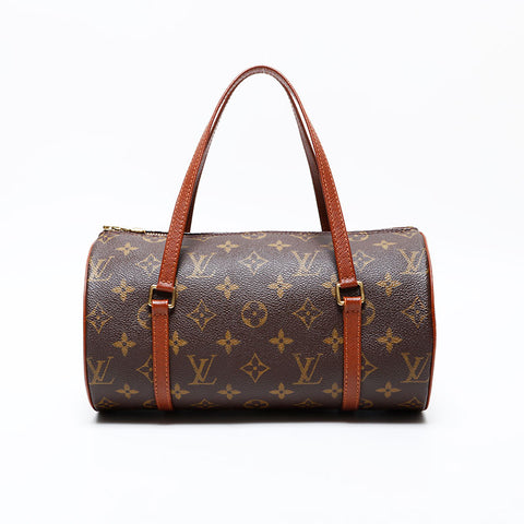 LOUIS VUITTON 2000 Monogram Papillon 26 Handbag Brown WS22317