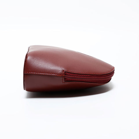 CARTIER Leather Mustodo Pouch Red WS22320