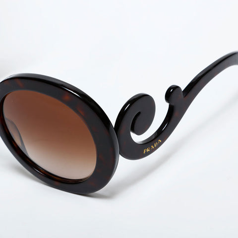 PRADA Round Baroque Series sunglasses Brown WS22324
