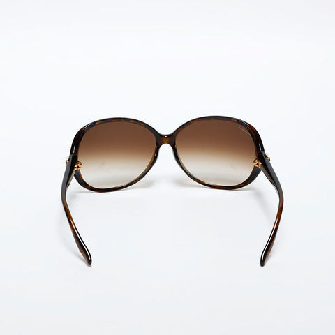 グッチ GUCCI バタフライフレーム グラデーション サングラス ブラウン WS22325