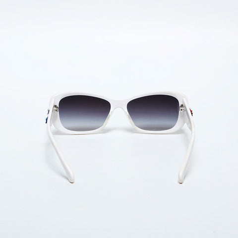 CHANEL Camelia sunglasses white WS22326