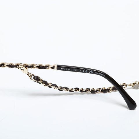 CHANEL Chain sunglasses Brown WS22327