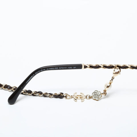 CHANEL Chain sunglasses Brown WS22327
