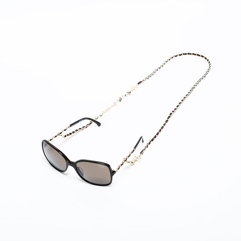 CHANEL Chain sunglasses Brown WS22327